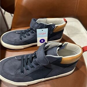 Cat & Jack Men's Navy Blue High-Top Sneakers